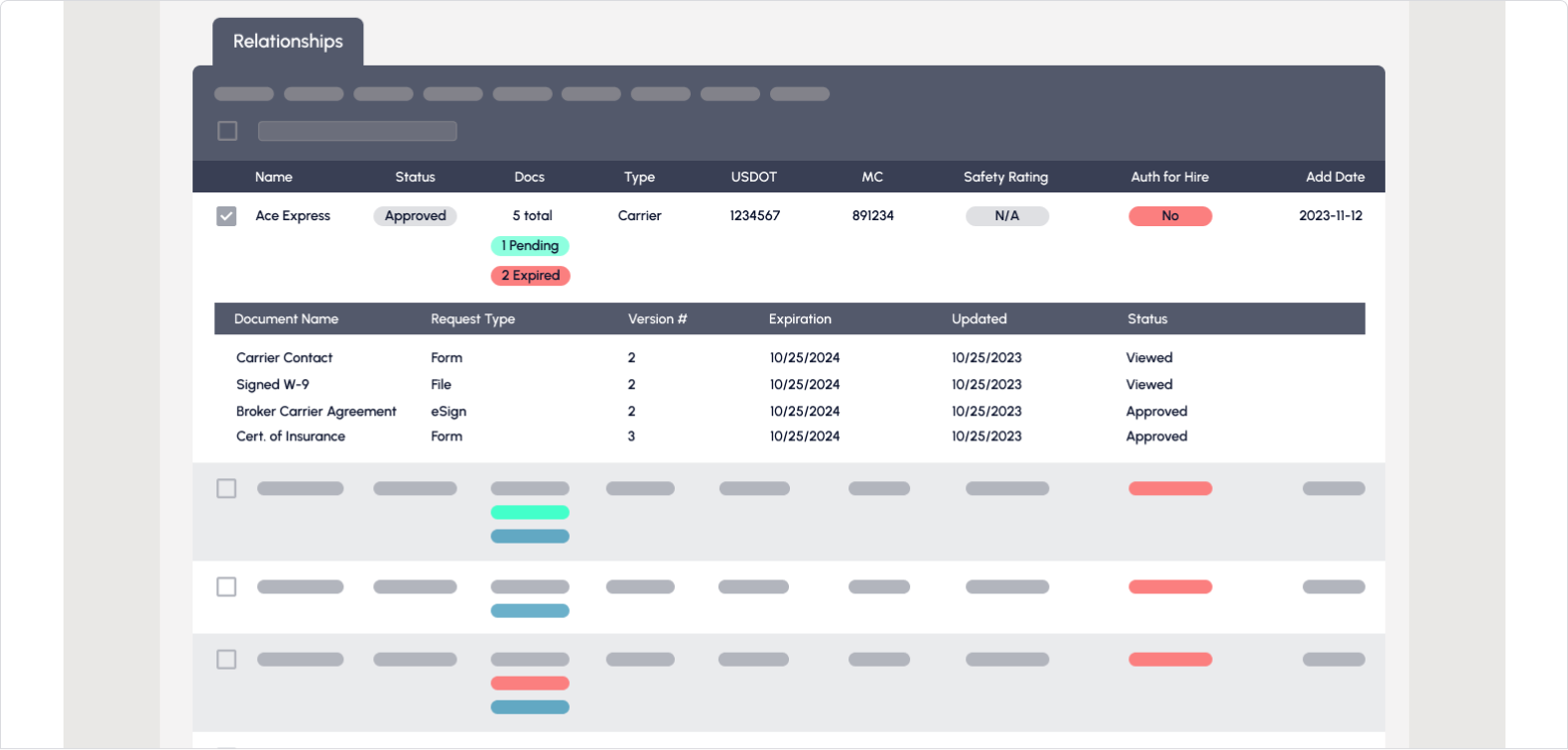 Carrier Image - Document Management