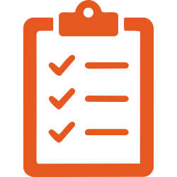 A checklist icon